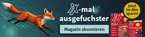 Banner f&uuml;r iX-Abokampagne