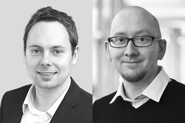 Guido-Arndt Söldner (links) im Gespräch mit iX-Redakteur Axel Kannenberg