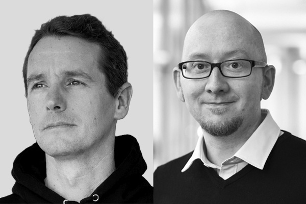 Marcel K&uuml;ppers (links) im Gespr&auml;ch mit iX-Redakteur Axel Kannenberg