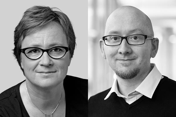 Dorothee Wiegand (links) im Gespräch mit iX-Redakteur Axel Kannenberg