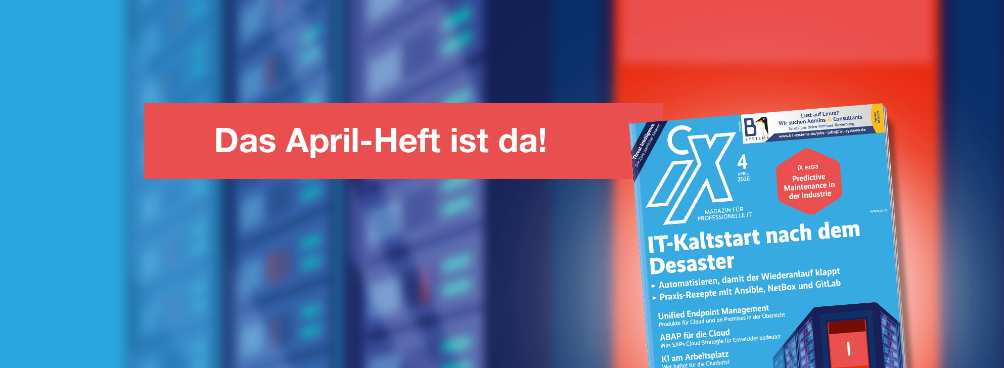 Titelseite iX 3/2026