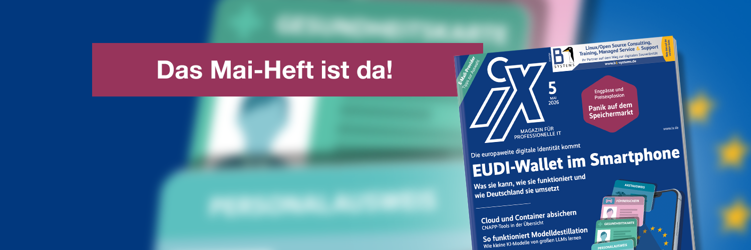 Titelseite iX 5/2026