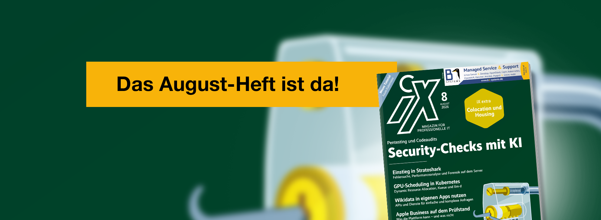 Titelseite iX 8/2026